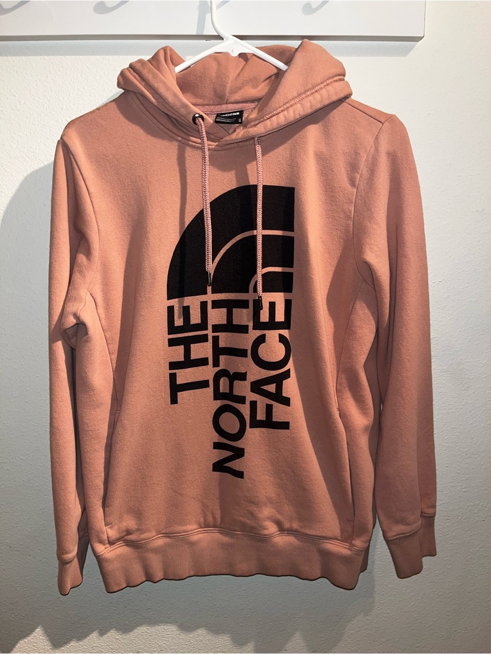 The North Face Dusty Rose Hoodie with Black Logo